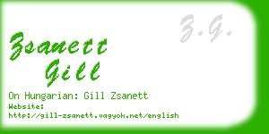 zsanett gill business card